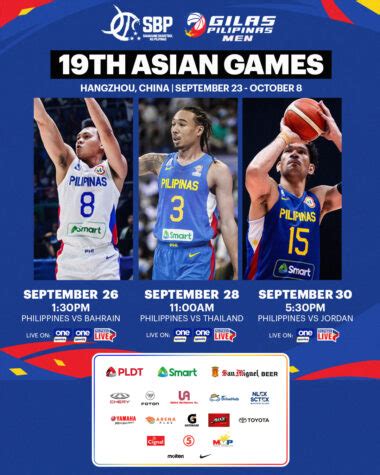 gilas pilipinas schedule venue|Game Schedule .